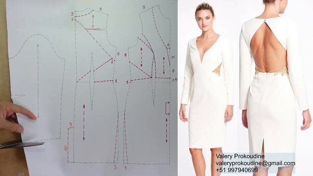 моделируем платье Modelado De Vestido #курсыкройкиишитья  #валерийпрокудиншитьё #diseñodemodas