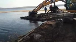 Укрепление береговой линии и дноуглубление