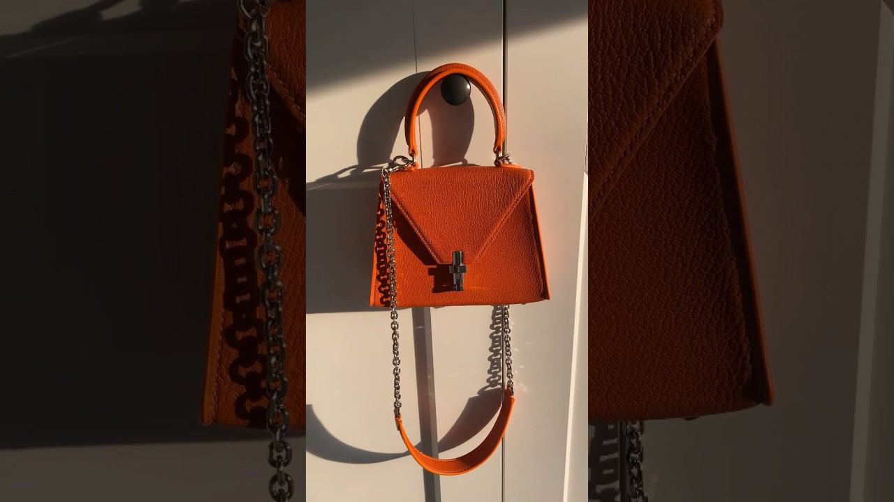 Офигенская LADY Aperol в единственном экземпляре! #сумкаручнойработы #leathercraft