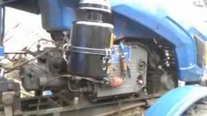 Воздушный фильтр на трактор Скаут Т25 от трактора Shifeng-двигатель SF138-2.