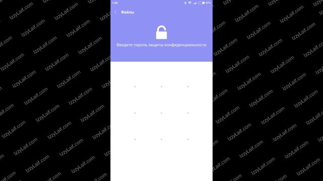 Xiaomi пароль ключ защиты конфиденциальности как сбросить