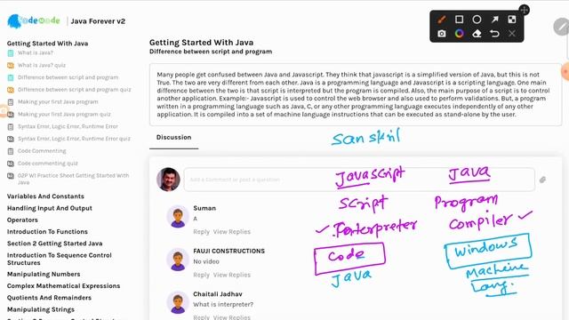 Difference between script and program | Java Programming смотреть онлайн