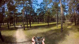⌘ Полеты на коптере в лесу | FPV RACE
