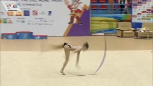 Katelin Heng's Women's Individual All-Around Final (Ribbon) routine | Gymnastics | SEA Games 2021