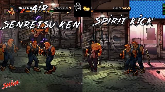 Streets of rage 4 (Основные и альтернативные приёмы)