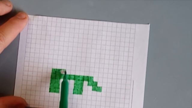 рисуем динозавра по клеточкам/Инна Ягунова смотреть онлайн