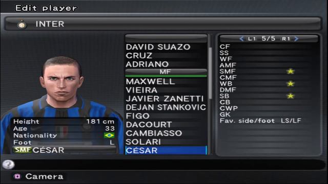 PES 2008 - Inter de Milão - Stats смотреть онлайн