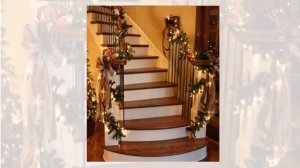 Как красиво украсить лестницу к Новому году | для дома и дачи