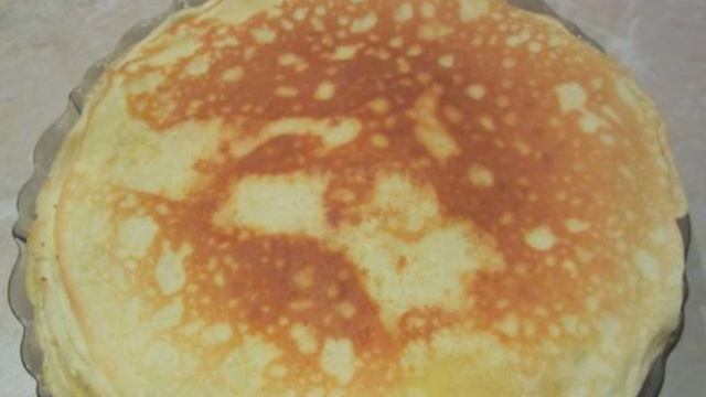 Блинный торт со сметанным кремом