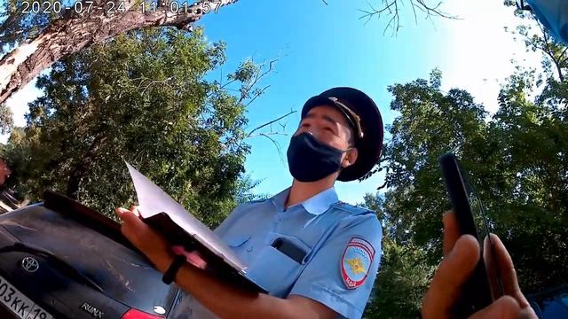 Дача объяснений по моим заявления по 2м фактам грабежа и по ложному вызову спец служб. Часть 1 смотреть онлайн