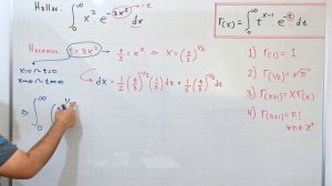 Función GAMMA - Ej.1 (Ejercicios | Integrales Impropias)