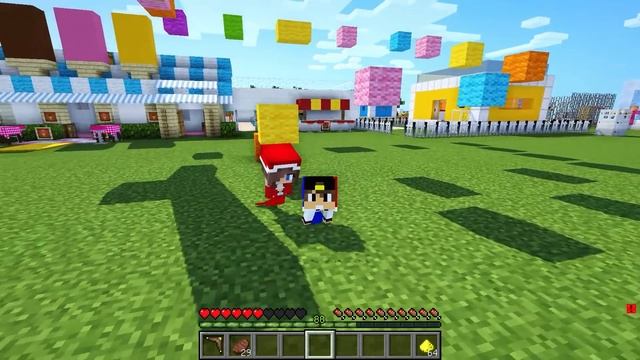 РЕБЕНОК И ДЕВУШКА Как пройти Майнкрафт, но как стать девушка русалочка ! НУБ И ПРО ВИДЕО MINECRAFT смотреть онлайн