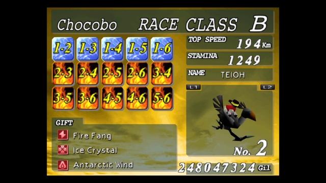 FFVII - How To Win Chocobo Races/Chocobo Racing Guide