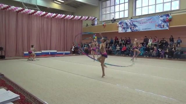 Пермь, групповые с лентами, Юные Грации, Ижевск, 13 12 2014