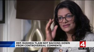 Rep. Rashida Tlaib not backing down from controversial comments