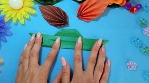 Оригами листочек из бумаги своими руками