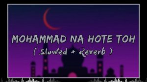 Mohammad Na Hote Toh [ Slowed + Reverb ] DJ Alam Palamu