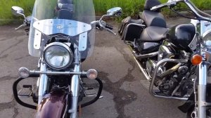 Suzuki Intruder 1500 и Yamaha XVS1100(Drag Star)-небольшое сравнение