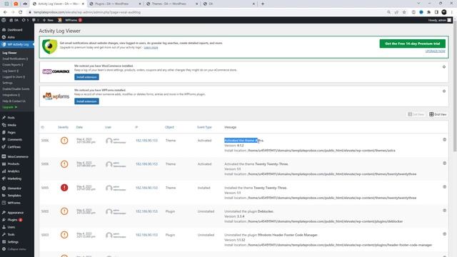 How to easily Monitor User Activity on a WordPress Website