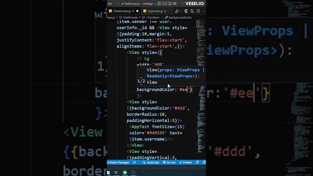 React native chat app demo #html #reactnative #react #expo #chatapp #donhub #course #donhub