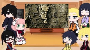 NARUTO BORUTO NEXT GENERATION REACT TO TWO BLUE VORTEX | BORUSARA