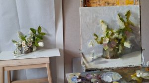 Букетик. Живопись маслом.