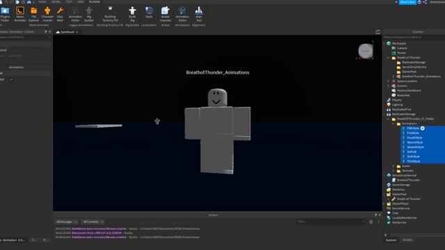 Roblox Studio | Breath of Thunder, Sound and Insect Added Animations смотреть онлайн