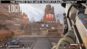 Макрос на МАСТИФФ для Apex Legends. Bloody, X7, Razer, Logitech.