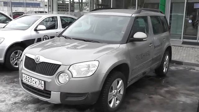 Skoda Yeti у автосалона смотреть онлайн