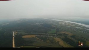 Падение квадрокоптера с 700 метров.