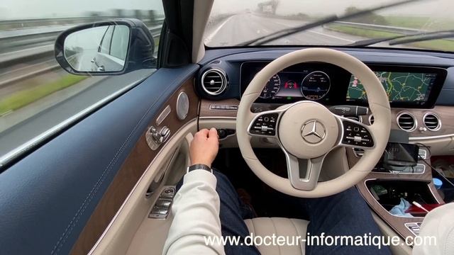 Mercedes, maintien et assistant au changement de voie, assistant à la conduite niveau 2 proche 3. смотреть онлайн