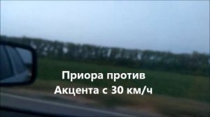 Лада Приора vs Hyundai Accent