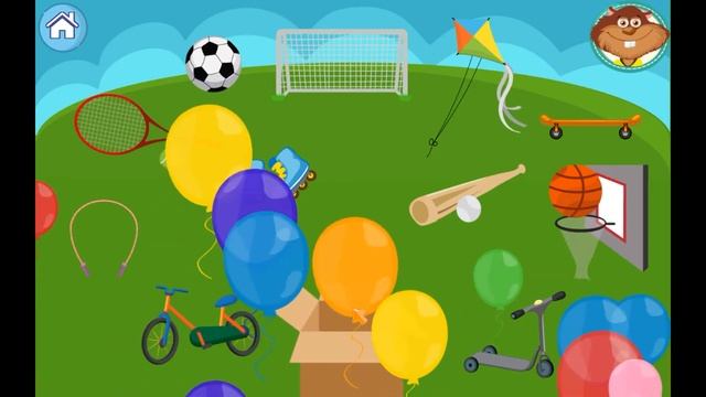 Учим слова (посуда, гигиена, спорт, еда, космос, лес) смотреть онлайн