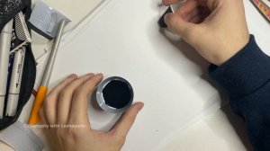 Перо для каллиграфии из стаканчика [делаем своими руками]