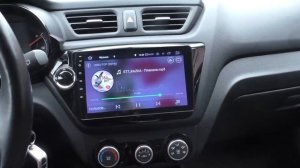 LeTrun магнитола на Kia Rio 2017 года