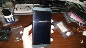 HTC One E8 hard reset сброс настроек графический ключ пароль зависает тормозит висит на заставке