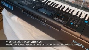 YAMAHA PSR E-473 UNBOXING AND PHYSICAL OVERVIEW AND BACK PANEL OVERVIEW | 2022 | V ROCK AND POP