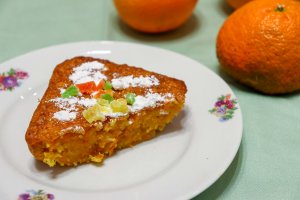 Тыквенно-цитрусовый пирог