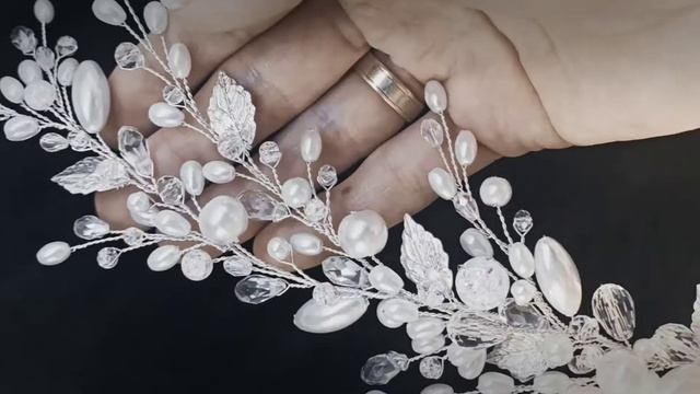 Свадебное украшение ручной работы. Свадебная веточка смотреть онлайн