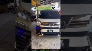 TOYOTA ALPHARD 15 NORMAL SPEC CONVERT TO 18  AERO SPEC