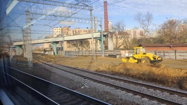 Строительство МЦД-3: Перегон Электрозаводская - Москва Казанская смотреть онлайн