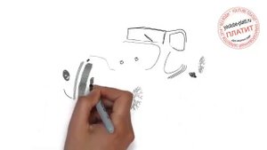 как нарисовать ретро машину