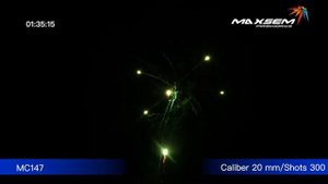 Батарея салютов MC147 Maxsem - BATTERY (0,8" 300 залпов), новое название ARMAGEDON 0.8" 300 залпов