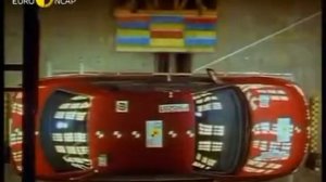 Crashtest Opel Omega B small overlap