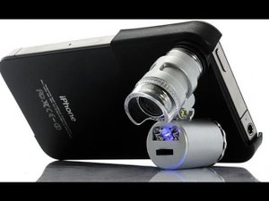 Обьектив микроскоп для телефона и колонка с Алиэкспресс из Китая