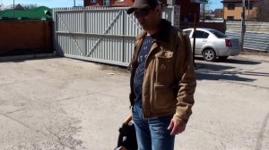 Мощная воздуходувка с измельчителем.