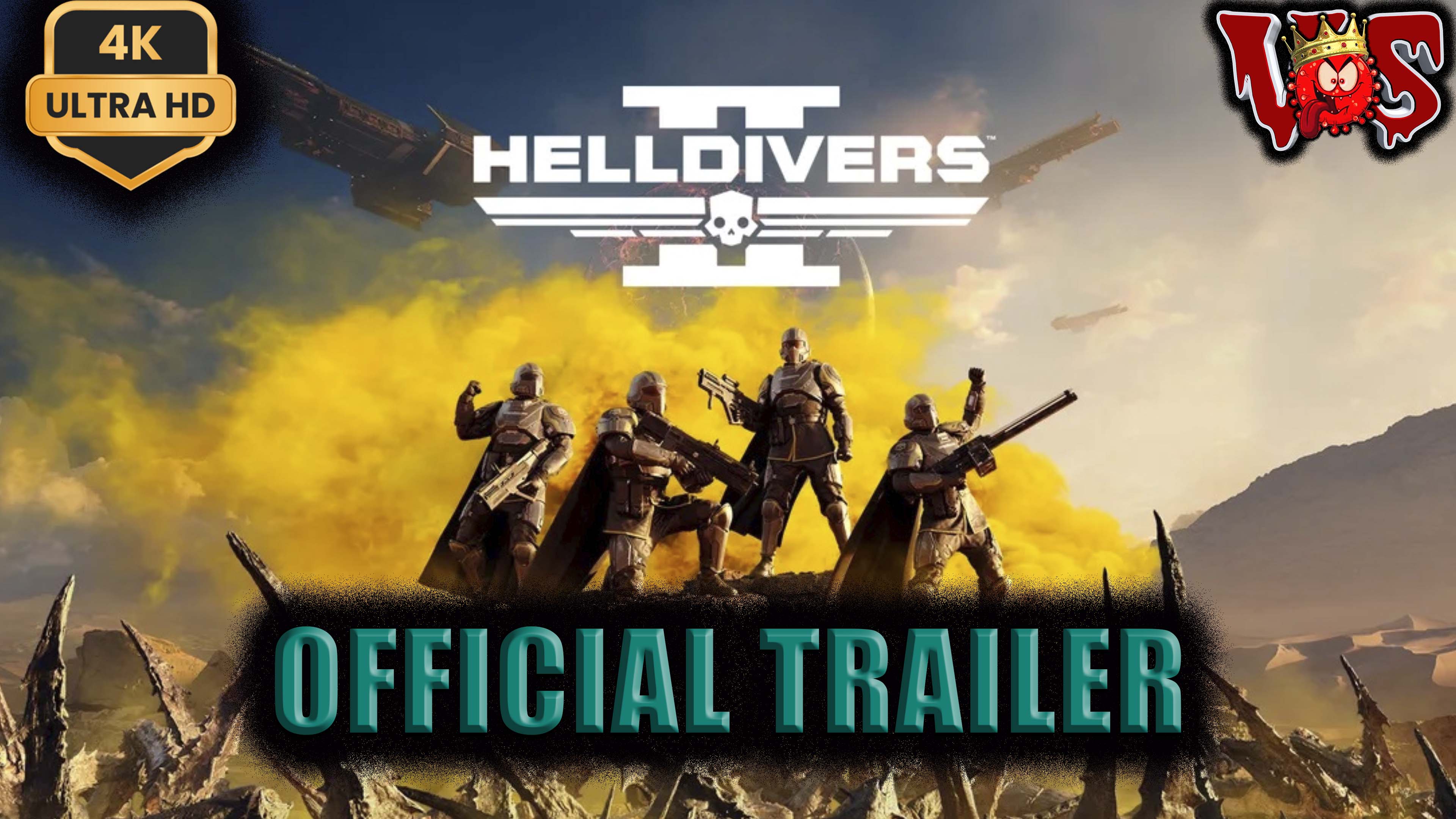 Helldivers 2 ➤ Официальный трейлер 2024 💥 4K-UHD 💥