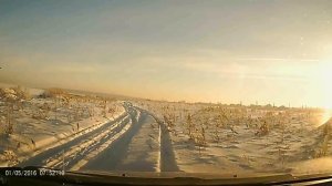 Тойота Gaia 4WD по снегу