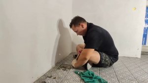 Исправляем швы на кривой плитке/затирка плитки/ремонт квартиры своими руками.
