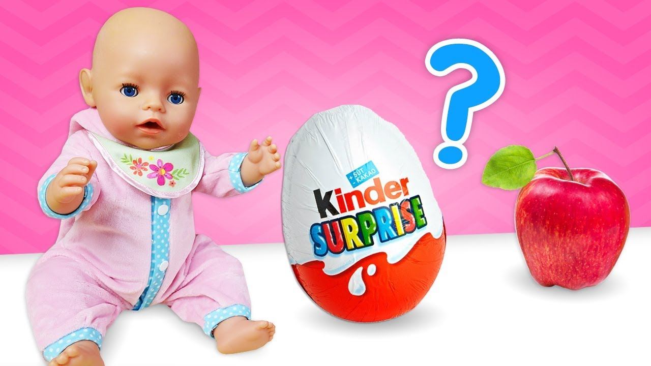 Healthy Food for a Baby Doll: Baby Doll Feeding - Fun Kids' Videos смотреть онлайн